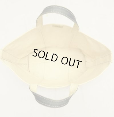 画像8: 80'S LL Bean 2色タグ キャンバス トートバッグ ネイビー/オフホワイト USA製 (VINTAGE)