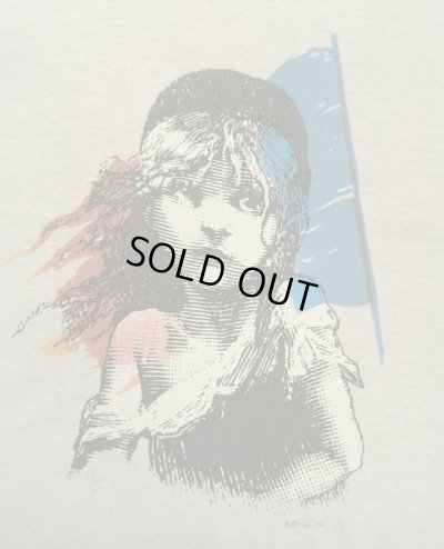 画像3: 80'S LES MISERABLES シングルステッチ 両面プリント 半袖 Tシャツ グレー USA製 (VINTAGE)