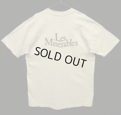 画像5: 80'S LES MISERABLES シングルステッチ 両面プリント 半袖 Tシャツ グレー USA製 (VINTAGE)