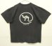 画像4: 90'S CAMEL シングルステッチ 両面プリント ポケット付き 半袖 Tシャツ フェードブラック USA製 (VINTAGE) (4)