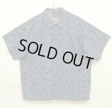 90'S PATAGONIA コットン 半袖 ボックスシャツ 総柄 (VINTAGE)
