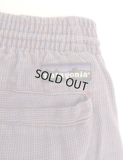 画像6: 90'S PATAGONIA "MONDOS SHORTS" 雪無しタグ ドローコード付き ツータックショーツ パープルチェック (VINTAGE)