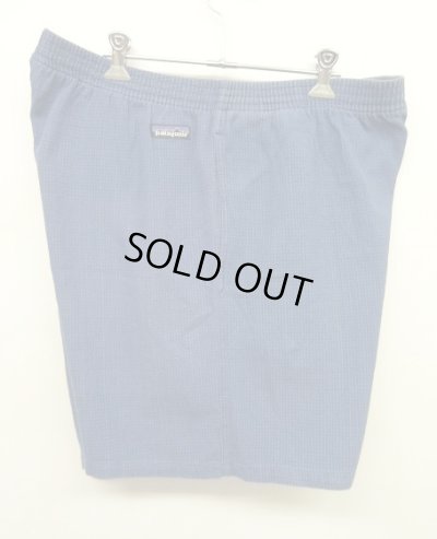 画像4: 90'S PATAGONIA "MONDOS SHORTS" ドローコード付き ショーツ ブルーチェック (VINTAGE)
