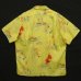画像3: 90'S RALPH LAUREN ビスコース 半袖 オープンカラー アロハシャツ イエローベース (VINTAGE) (3)