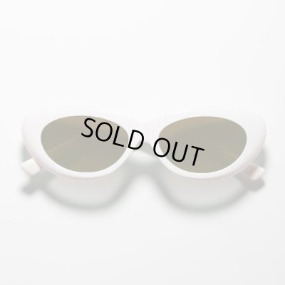 画像1: H OPTICAL "H-10" サングラス ホワイト/ブラウンレンズ (NEW)