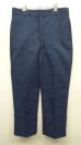 画像4: 80'S DICKIES 874 チビタグ ワークパンツ ネイビー W36L30 USA製 (DEADSTOCK) (4)
