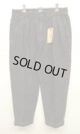 WOODBLOCK "2TUCK BLACK DENIM TROUSER" BLACK (NEW)