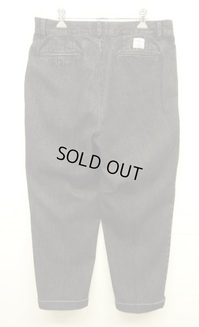 画像3: WOODBLOCK "2TUCK BLACK DENIM TROUSER" BLACK (NEW)