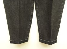 他の写真2: WOODBLOCK "2TUCK BLACK DENIM TROUSER" BLACK (NEW)