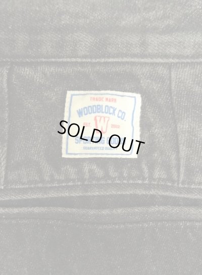 画像4: WOODBLOCK "2TUCK BLACK DENIM TROUSER" BLACK (NEW)