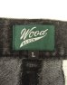 画像2: WOODBLOCK "2TUCK BLACK DENIM TROUSER" BLACK (NEW) (2)
