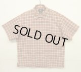 90'S RRL 初期 三ツ星タグ コットン 半袖 ボックスシャツ チェック柄 (VINTAGE)