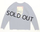 PATAGONIA "冨士三十六景　駿河薩タ之海上" バックプリント 長袖 Tシャツ ネイビー USA製 (VINTAGE)