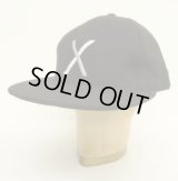 IDEAL CAP COMPANY "X" ウールキャップ ブラック USA製 (DEADSTOCK)