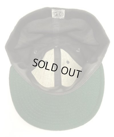 画像5: IDEAL CAP COMPANY "X" ウールキャップ ブラック USA製 (DEADSTOCK)