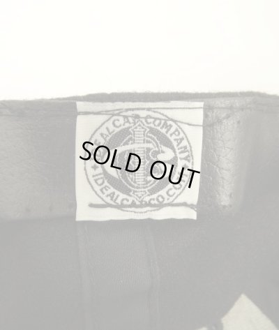 画像6: IDEAL CAP COMPANY "X" ウールキャップ ブラック USA製 (DEADSTOCK)