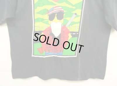 画像3: 90'S BLIND MELON 両面プリント シングルステッチ 半袖 Tシャツ ブラック USA製 (VINTAGE)