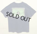 90'S TEXAS CHRISTIAN UNIVERSITY 両面プリント ポケット付き Tシャツ ネイビー (VINTAGE)