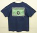 画像1: 90'S TEXAS CHRISTIAN UNIVERSITY 両面プリント ポケット付き Tシャツ ネイビー (VINTAGE) (1)