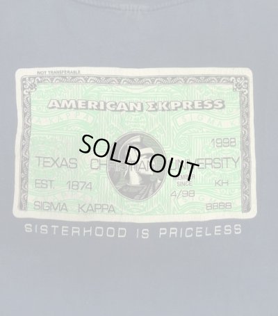 画像2: 90'S TEXAS CHRISTIAN UNIVERSITY 両面プリント ポケット付き Tシャツ ネイビー (VINTAGE)
