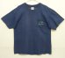 画像3: 90'S TEXAS CHRISTIAN UNIVERSITY 両面プリント ポケット付き Tシャツ ネイビー (VINTAGE) (3)