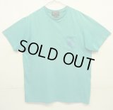 90'S RALPH LAUREN "POLO COUNTRY" シングルステッチ ポケット付き 半袖 Tシャツ グリーン (VINTAGE)