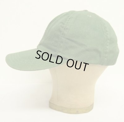 画像3: 90'S RALPH LAUREN ロゴ刺繍 ベースボールキャップ グリーン USA製 (VINTAGE)