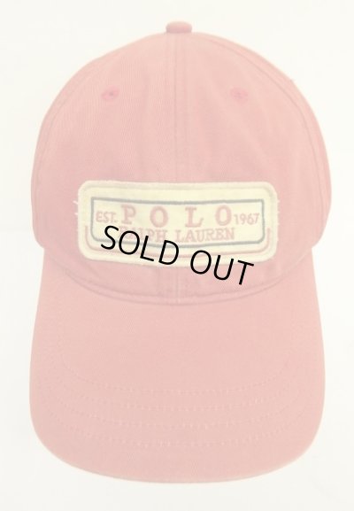 画像2: 90'S RALPH LAUREN ワッペン付き トラッカーキャップ レッド (VINTAGE)