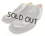 70'S アメリカ軍 US NAVY "HANOVER SHOE INC製" レザーソール サービスシューズ (VINTAGE)