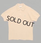 80'S CHEMISE LACOSTE ポロシャツ オレンジメランジ フランス製 (VINTAGE)