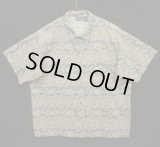 90'S PATAGONIA コットン 半袖 ボックスシャツ 総柄 (VINTAGE)