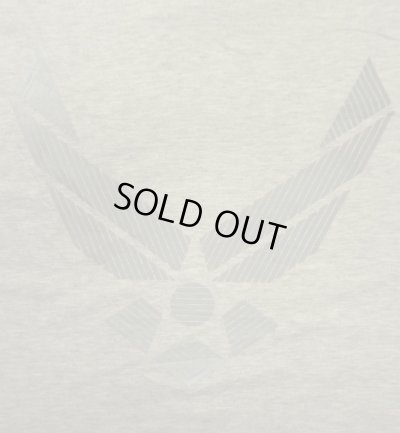 画像5: アメリカ軍 USAF (US AIR FORCE) 両面リフレクタープリント Tシャツ アッシュグレー (USED)