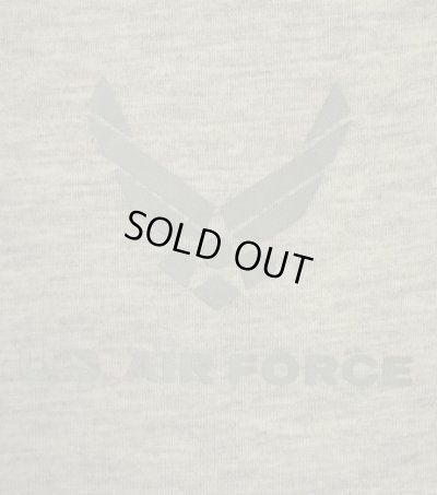 画像3: アメリカ軍 USAF (US AIR FORCE) 両面リフレクタープリント Tシャツ アッシュグレー (USED)