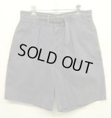 90'S RRL 初期 三ツ星タグ ベルト付き プリーツ入り チノショーツ ネイビー USA製 (VINTAGE)