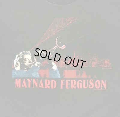 画像3: 90'S MAYNARD FERGUSON シングルステッチ 両面プリント 半袖 Tシャツ ブラック USA製 (VINTAGE)