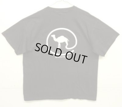 画像1: 90'S CAMEL シングルステッチ 両面プリント 半袖 Tシャツ ブラック USA製 (VINTAGE)
