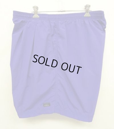 画像4: 90'S LL Bean ツープリーツ ナイロンショーツ ダークブルー (VINTAGE)