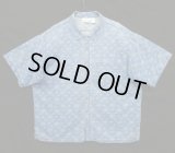 90'S PATAGONIA "Rマーク白タグ" 半袖 ボックスシャツ インディゴベース/総柄 (VINTAGE)