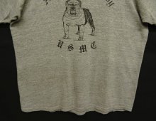他の写真3: 80'S アメリカ軍 USMC シングルステッチ 半袖 Tシャツ ヘザーグレー USA製 (VINTAGE)