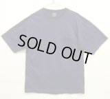 90'S CROSS CREEK コットン100% シングルステッチ ポケット付き 半袖 Tシャツ ネイビー USA製 (VINTAGE)