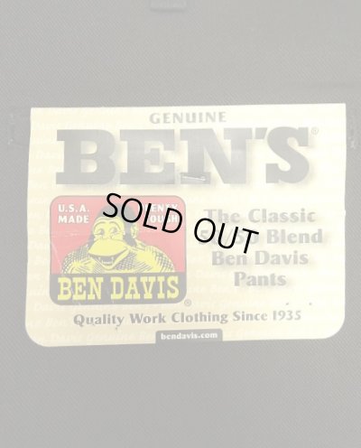 画像4: BEN DAVIS "FRISCO PANTS" フリスコパンツ ブラック W33 USA製 (DEADSTOCK)