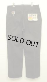 90'S BEN DAVIS "FRISCO PANTS" フリスコパンツ ブラック W33 USA製 (DEADSTOCK)