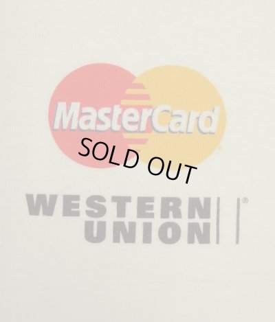 画像3: 90'S MASTER CARD & WESTERN UNION 両面プリント 半袖 Tシャツ ホワイト (VINTAGE)