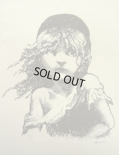 画像3: 90'S LES MISERABLES シングルステッチ 半袖 Tシャツ ホワイト USA製 (VINTAGE)