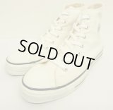 90'S CONVERSE x ANACONDA SPORTS キャンバス スニーカー ホワイト 箱付き USA製 (DEADSTOCK)