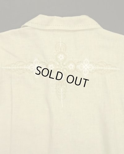 画像6: 05'S PATAGONIA "RHYTHM" ヘンプ/ポリ 刺繍入り 半袖 オープンカラーシャツ (VINTAGE)