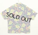 90'S RALPH LAUREN "CALDWELL" ビスコース 半袖 オープンカラーシャツ 総柄 (DEADSTOCK)
