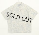 90'S RALPH LAUREN "CLAYTON" リネン/コットン 半袖 オープンカラーシャツ フローラル柄 (VINTAGE)