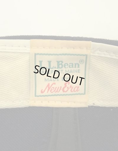 画像6: 80'S LL Bean x NEW ERA ウール 6パネル キャップ ネイビー USA製 (VINTAGE)