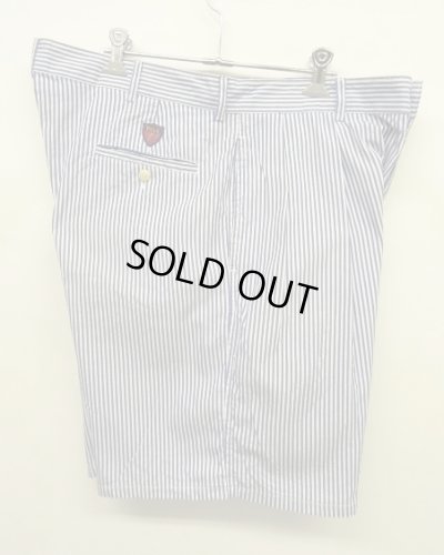 画像5: 90'S RALPH LAUREN ツープリーツ ショーツ ストライプ TALONジップ USA製 (VINTAGE)